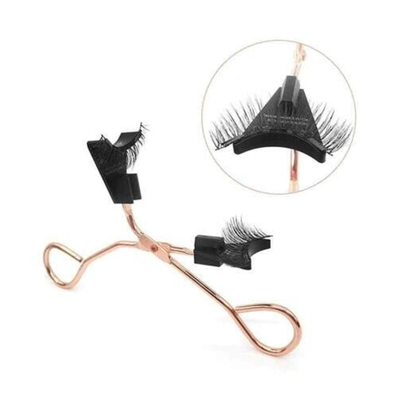 Kit Magnético de Pestañas Naturales con Aplicador Clip - Roses Jolie